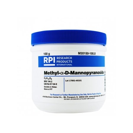 Rpi Methyl-a-D-Mannopyranoside, 100 G M20150-100.0